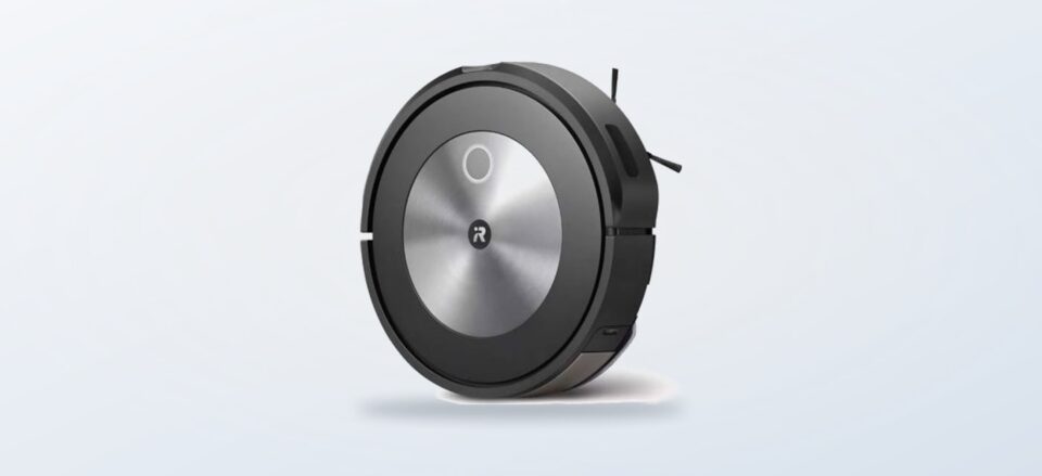 Robot aspirapolvere iRobot Roomba Combo j5 in vista frontale