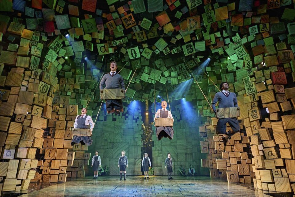 Performers in a scene from Matilda The Musical