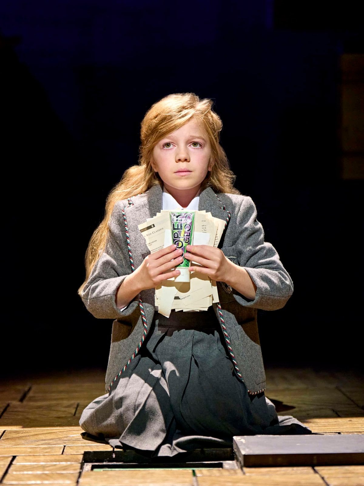 Emilia Shefford as Matilda in a production scene