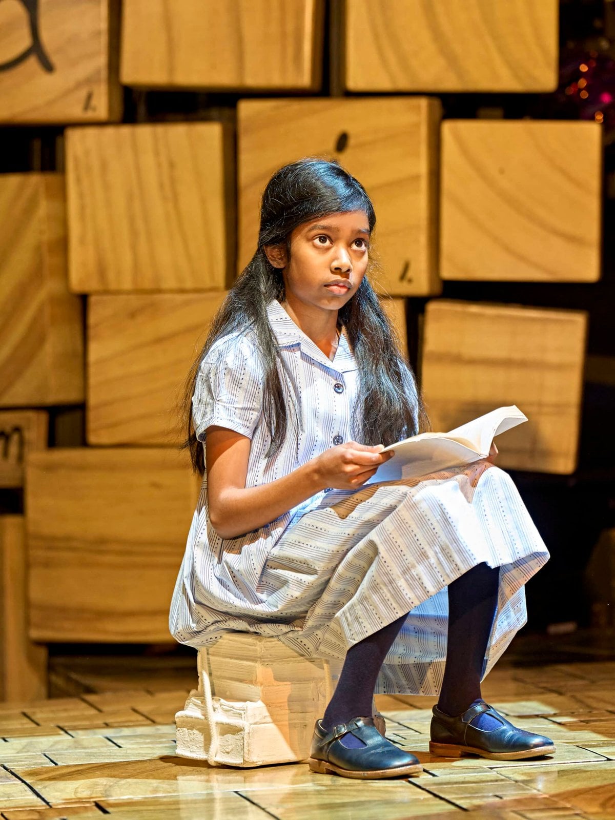 Sithuni Gamage as Matilda in a London production photograph