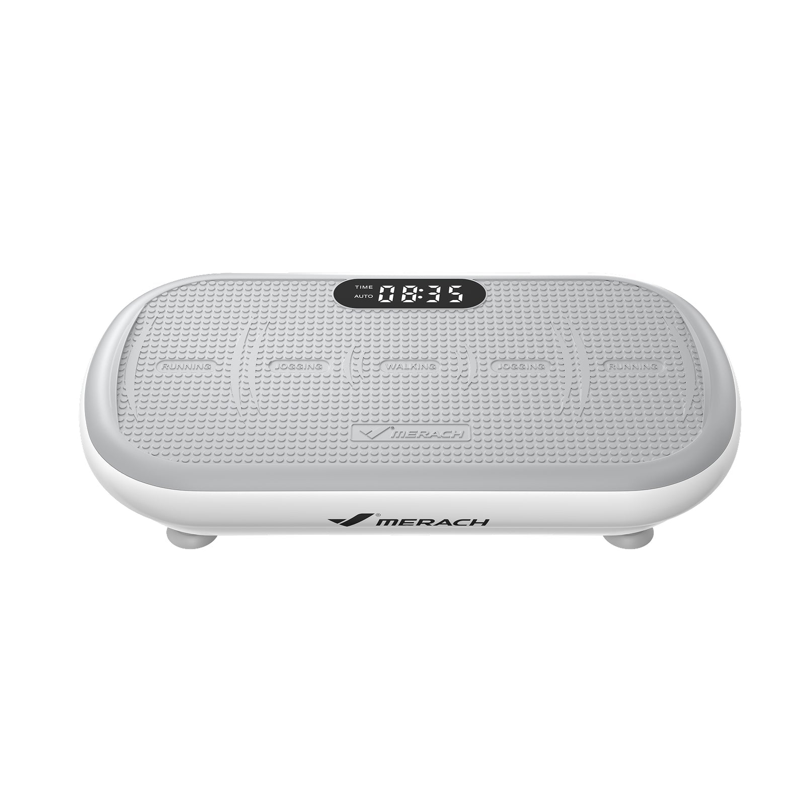 Merach 2440 vibration plate with a textured grey standing platform