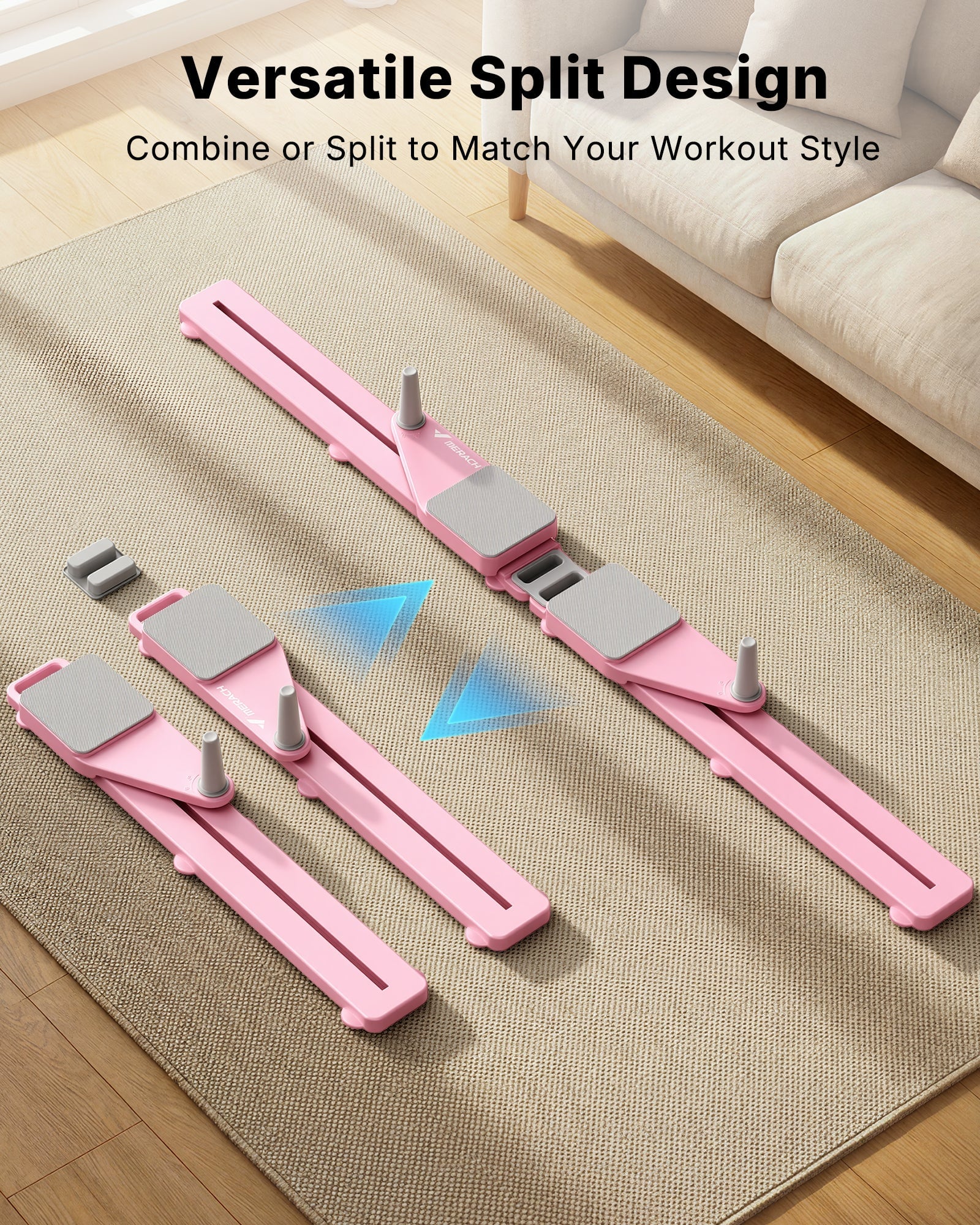 Merach 2494 Pilates board with its exercise accessories