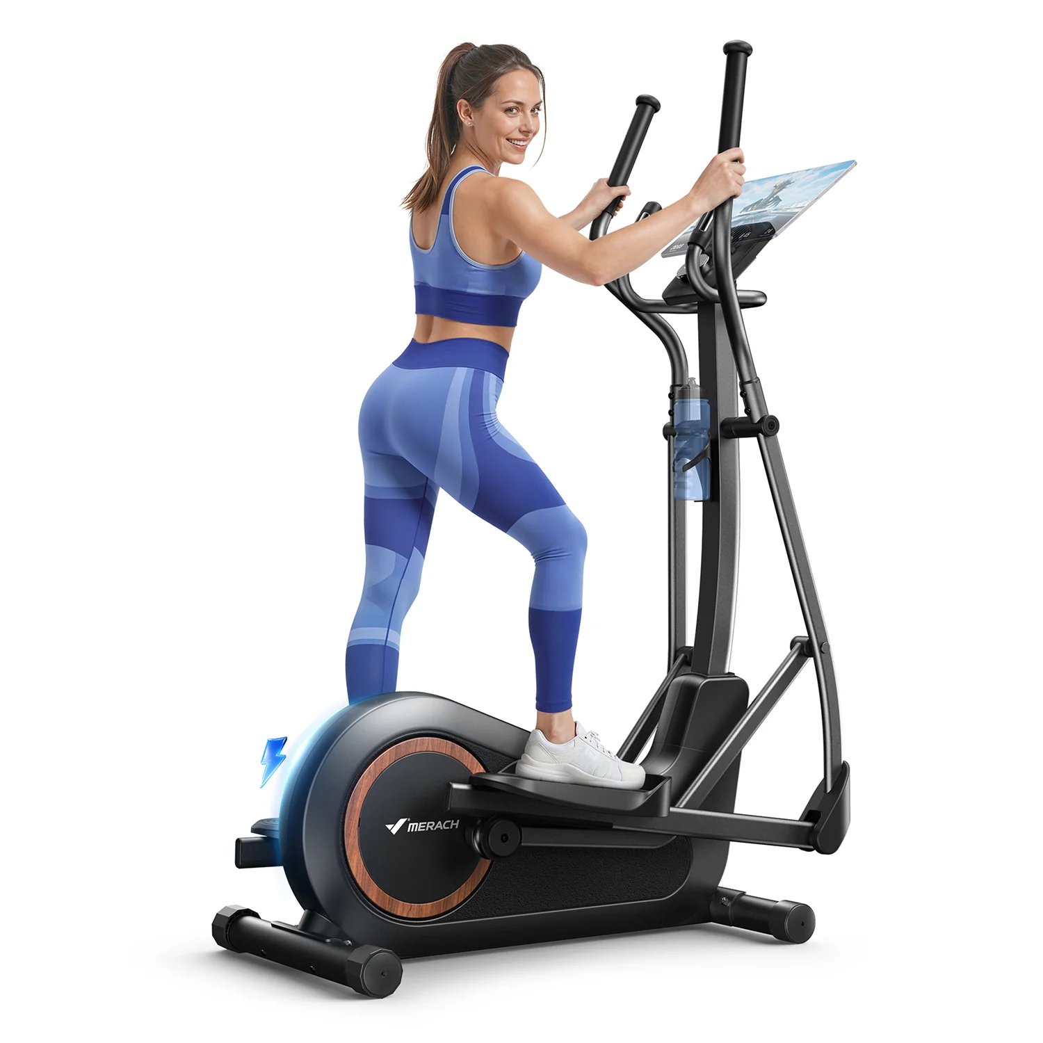 Merach self-powered elliptical trainer