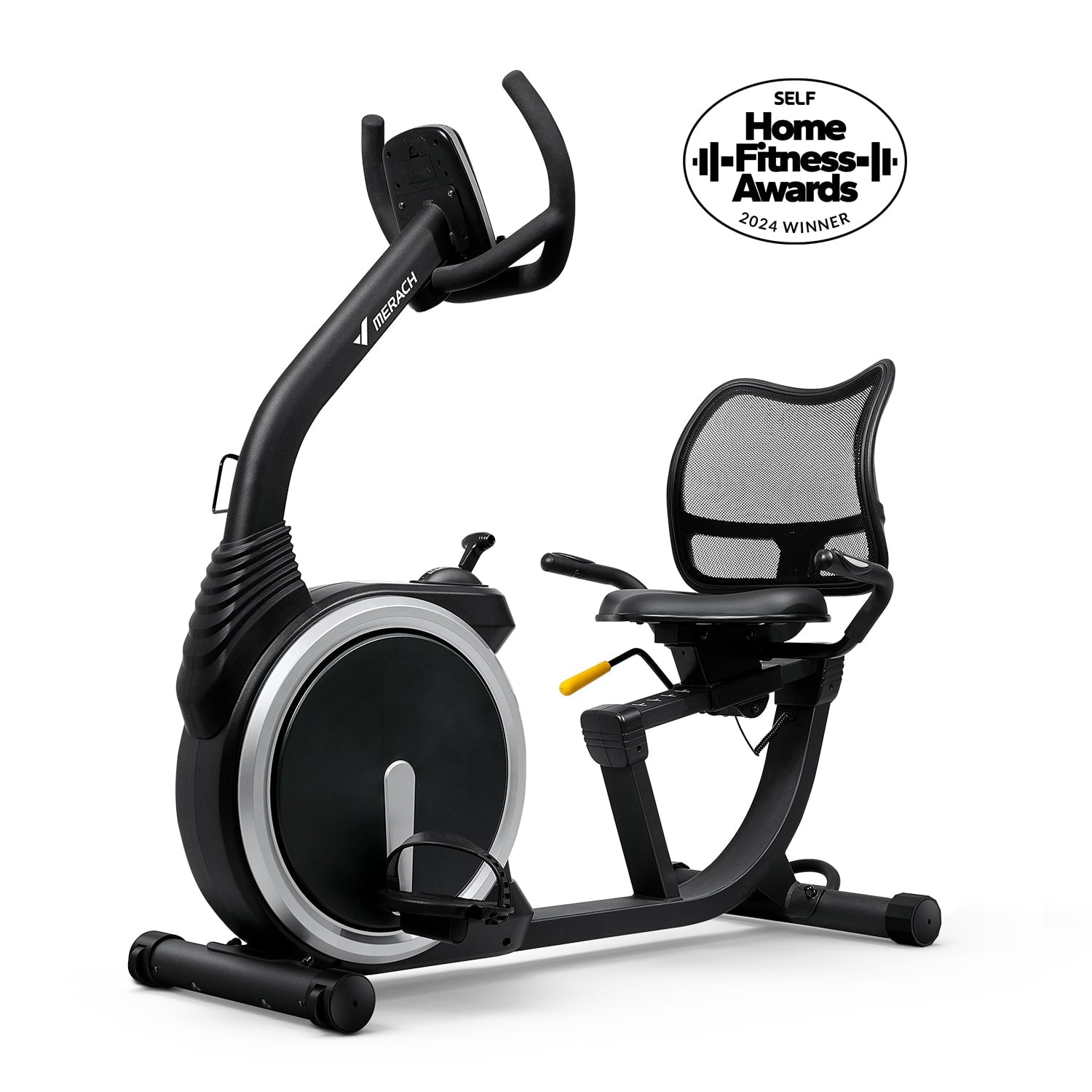 Merach S19B1 recumbent exercise bike with mesh backrest