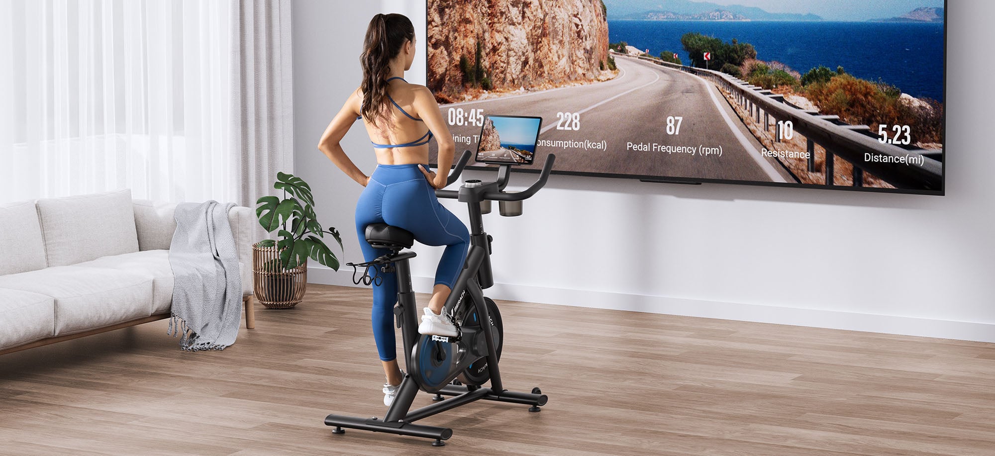 Merach S26B2 Heimtrainer-Fahrrad mit magnetischem Widerstand