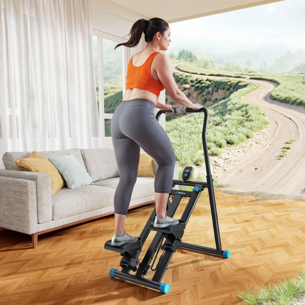 Merach 2448 Stair Stepper with adjustable handles