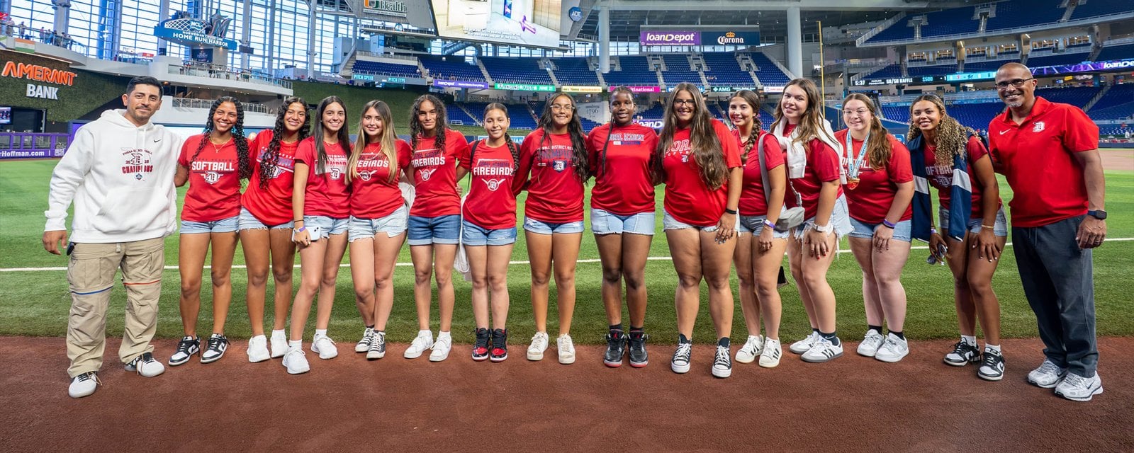 Group outing scene for Miami Marlins tickets