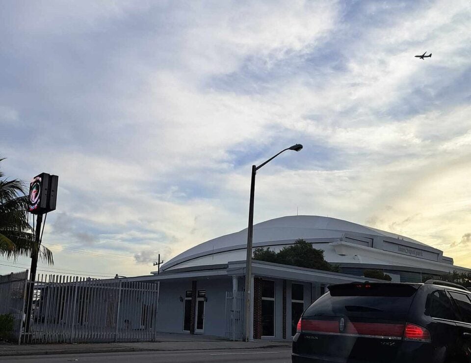 LoanDepot Park exterior in Miami