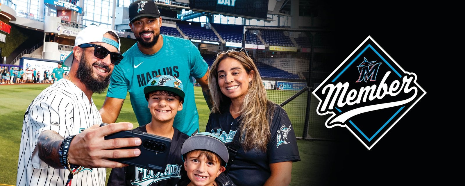 Fans enjoying Miami Marlins Membership seating