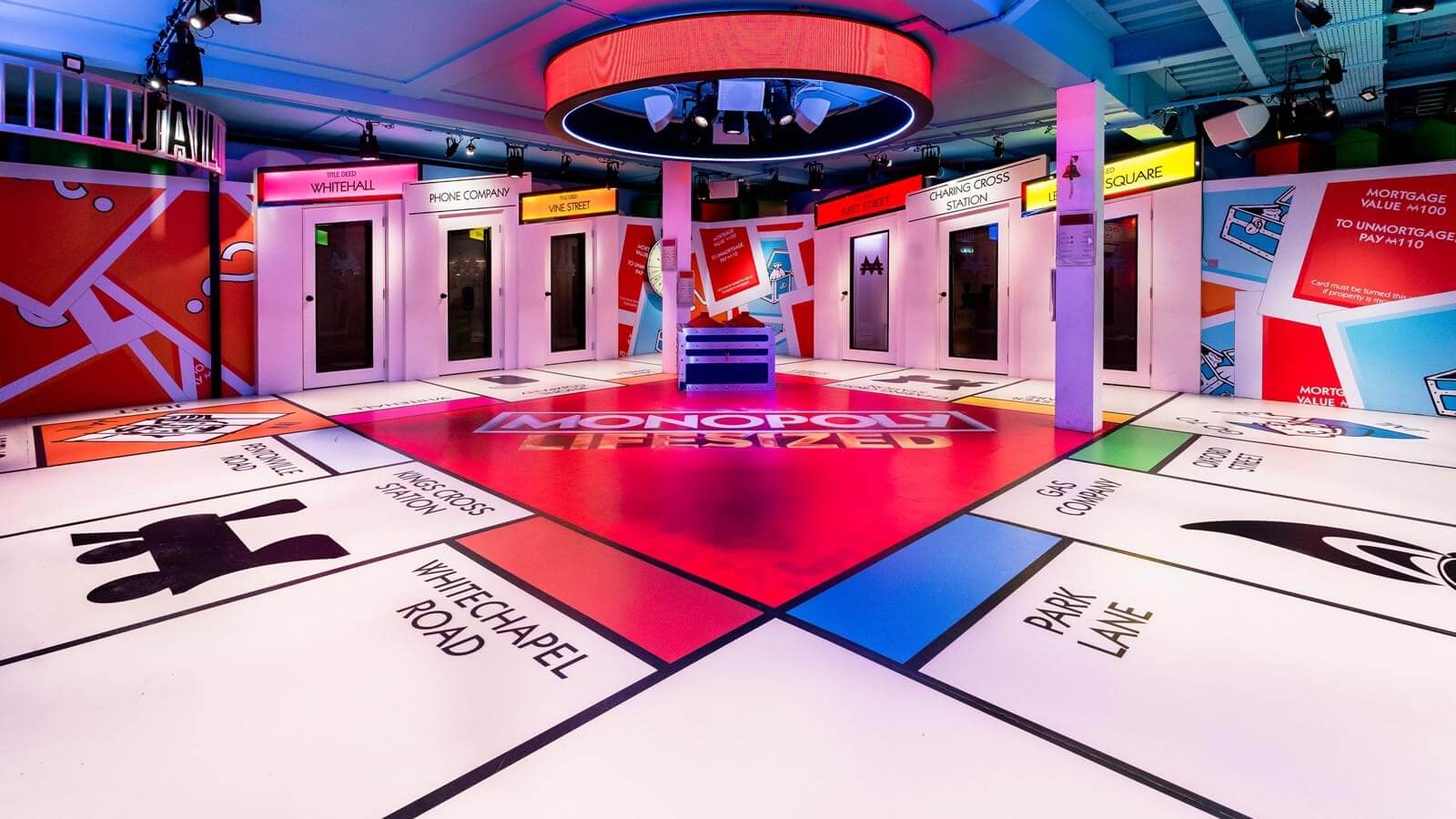 Classic Monopoly Lifesized board