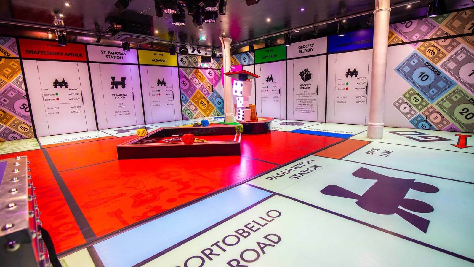 Classic Own It All board at Monopoly Lifesized
