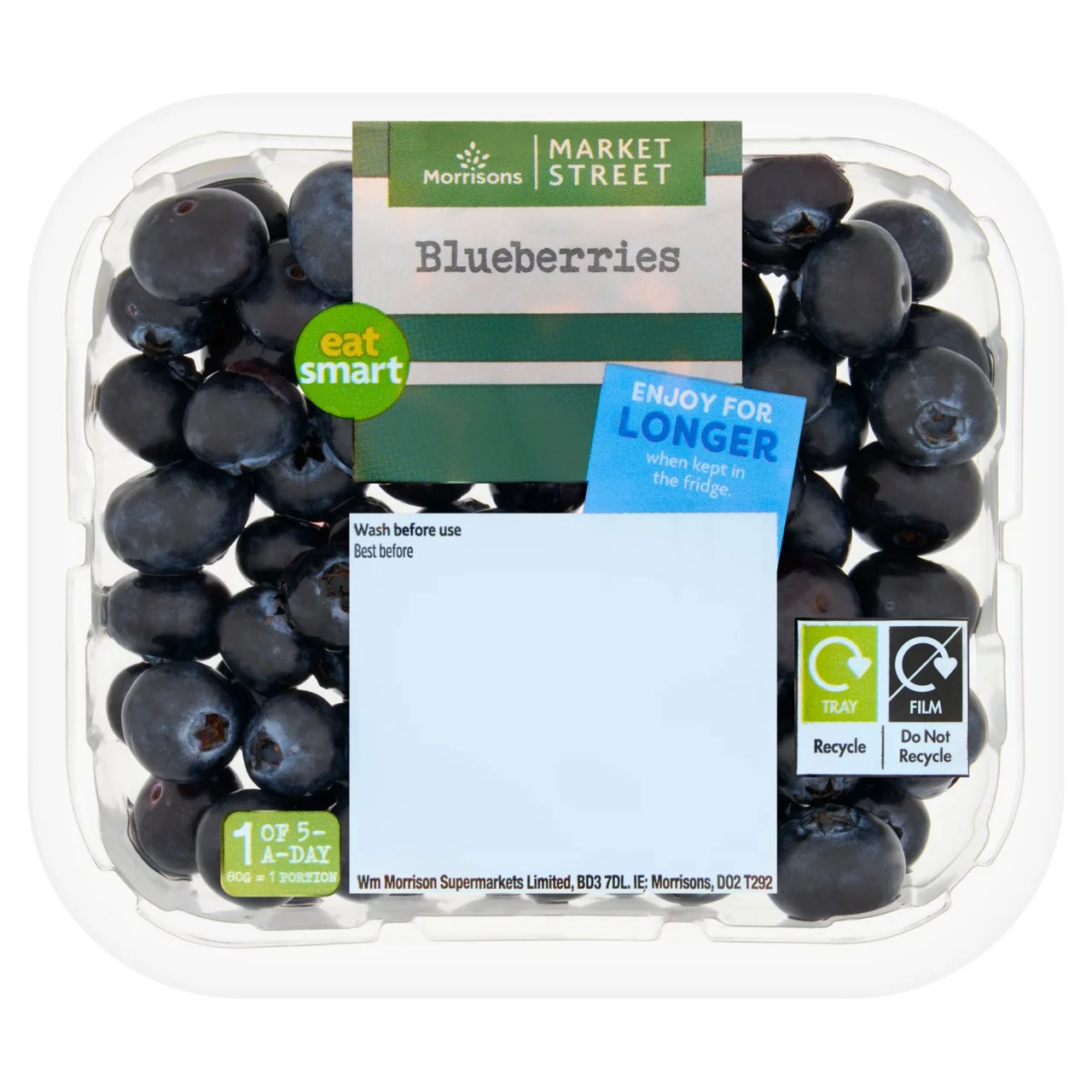 Punnet of Morrisons blueberries