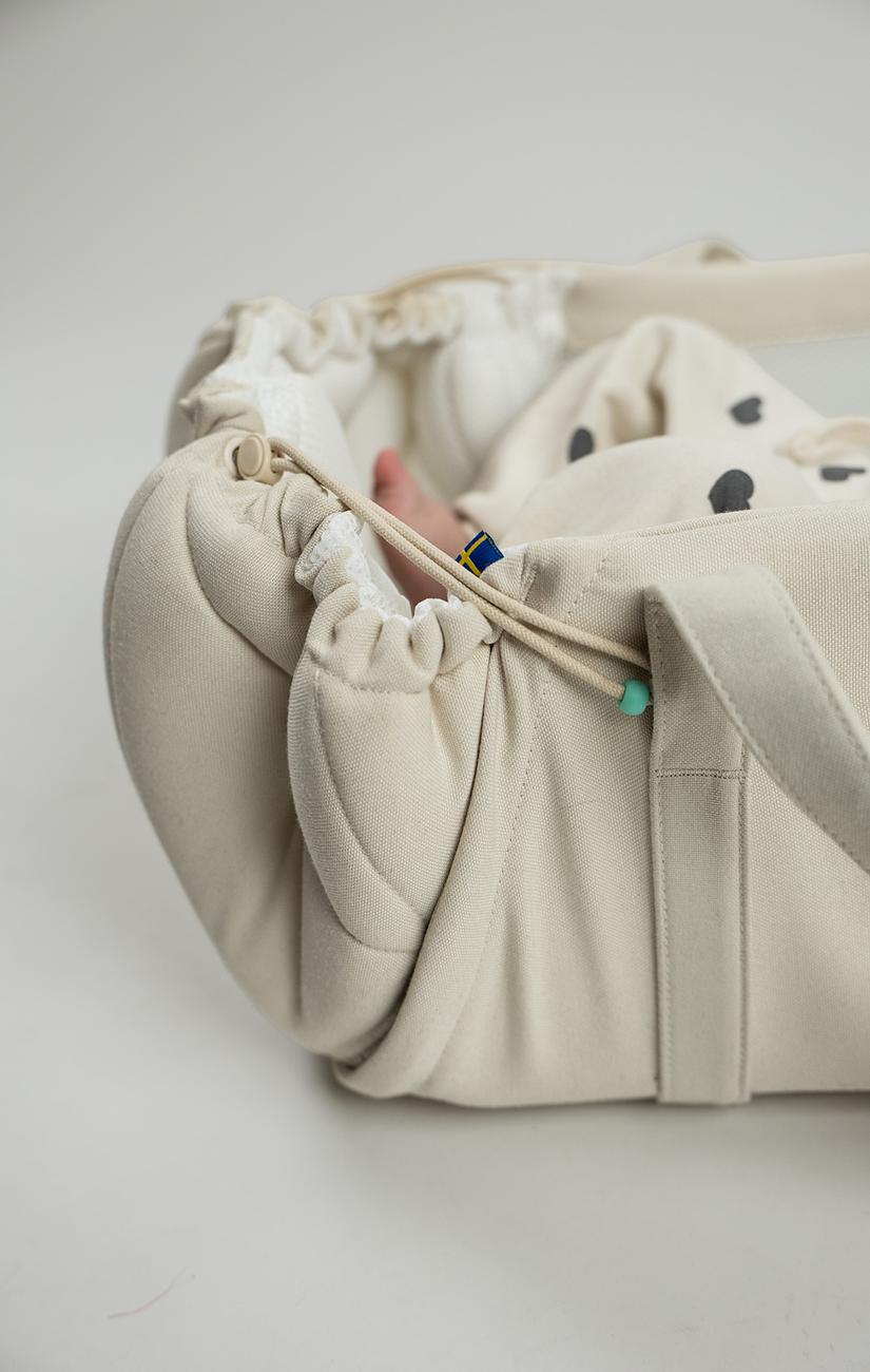 SleepCarrier Volume 5 en tissu beige