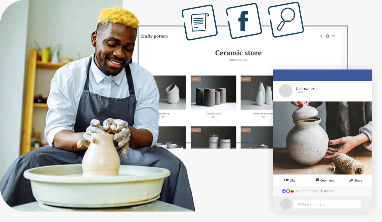 Website example shown by Register365 AI Website Builder