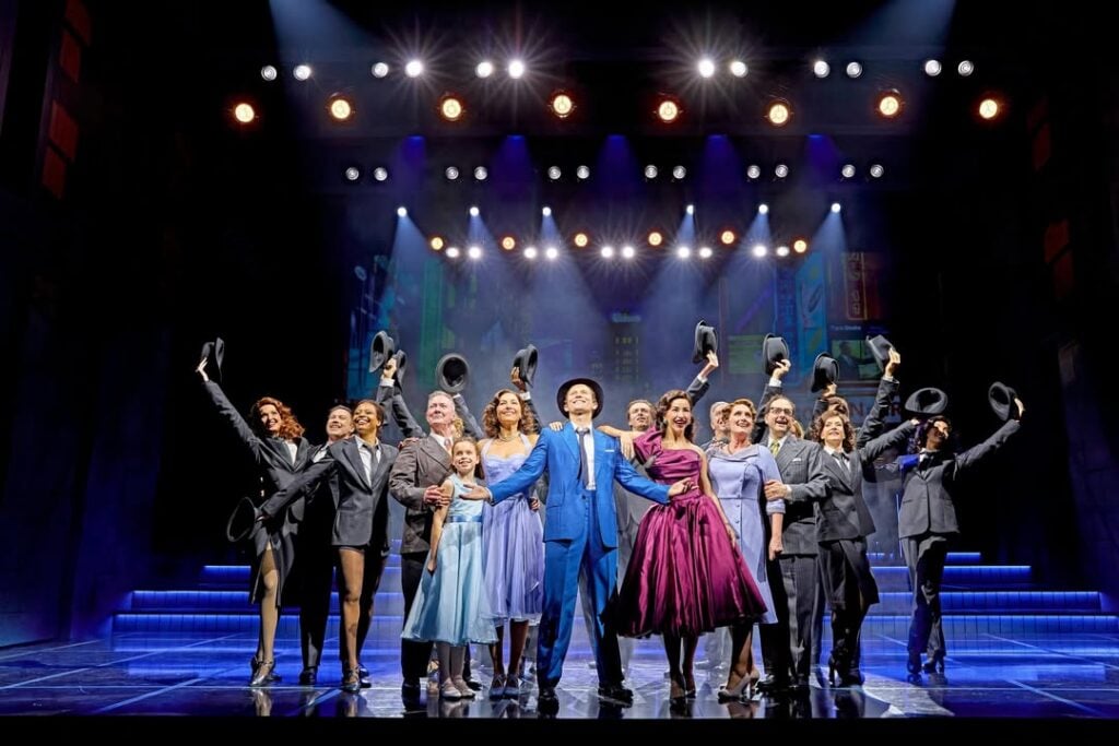 Sinatra the Musical cast in a second stage moment