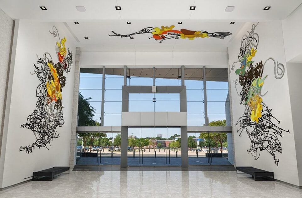 Line of Play artwork at AT&T Stadium