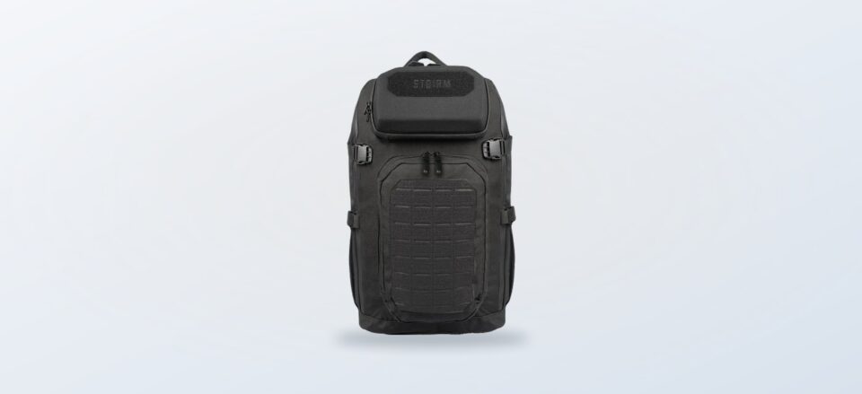 Highlander Stoirm tactical backpack shown from the front